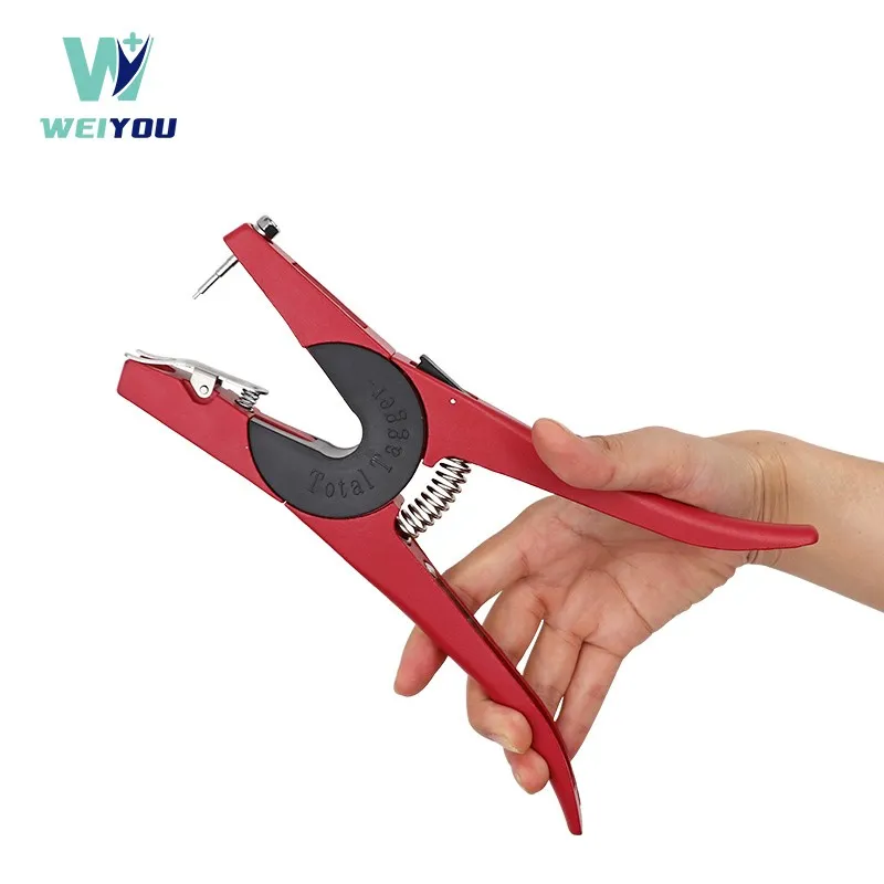 Weiyou pig Ear Tag Applicator го олеснува управувањето со нумерирањето!